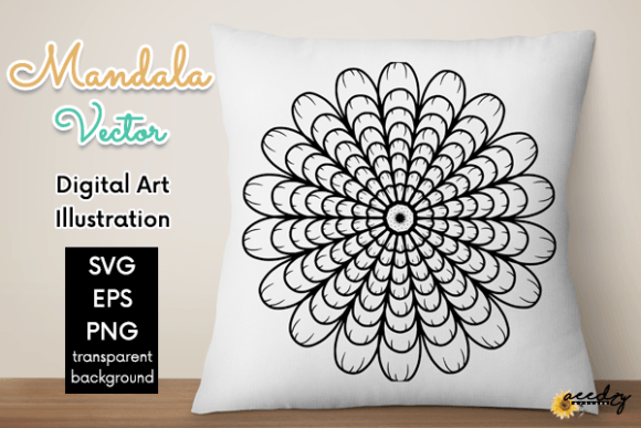 Download Black and White Mandala Vector - Black and white mandala Collection